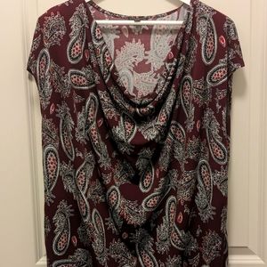 Plus size Lane Bryant drape neck 26/28